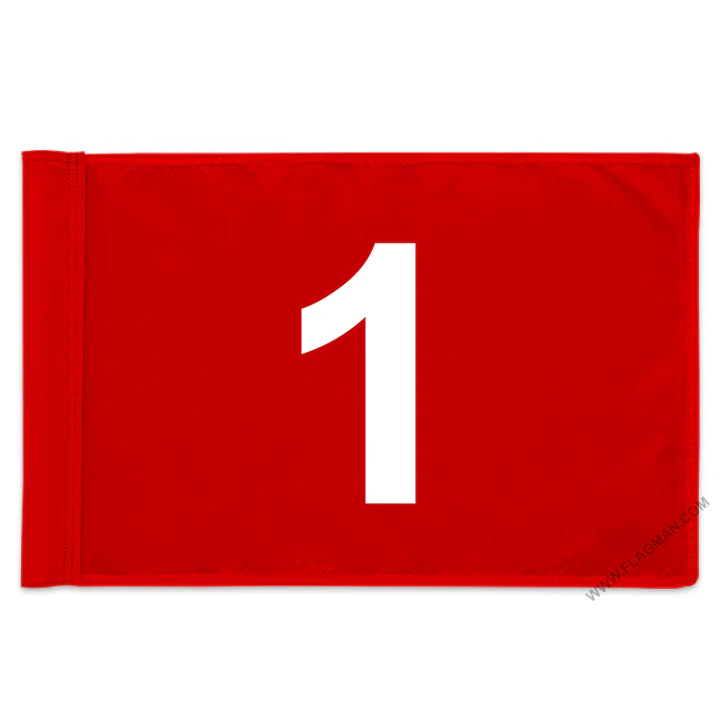 Individual Numbered Golf Flags with Rotating Tube - Image 19