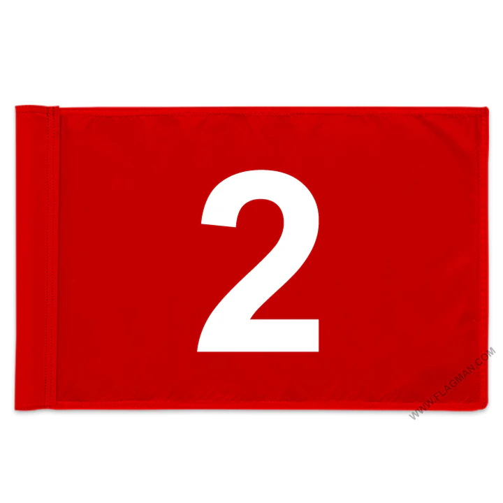 Individual Numbered Golf Flags with Rotating Tube - Image 20
