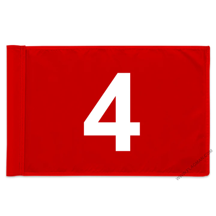Individual Numbered Golf Flags with Rotating Tube - Image 22
