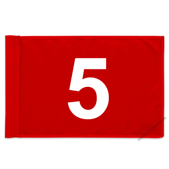 Individual Numbered Golf Flags with Rotating Tube - Image 23