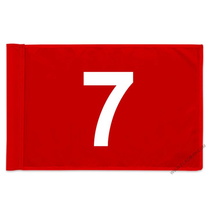 Individual Numbered Golf Flags with Rotating Tube - Image 25