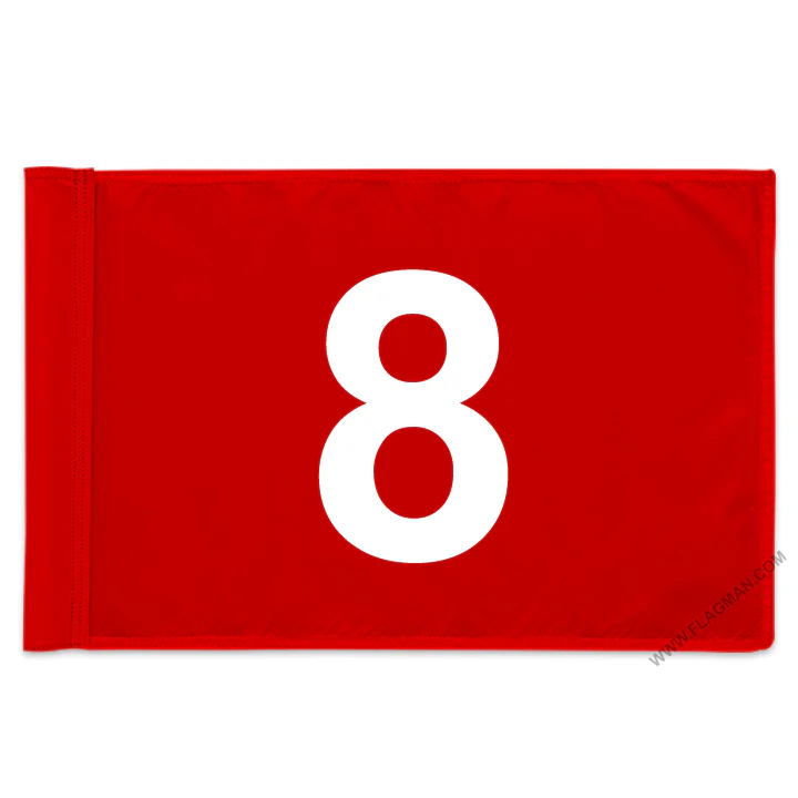 Individual Numbered Golf Flags with Rotating Tube - Image 26