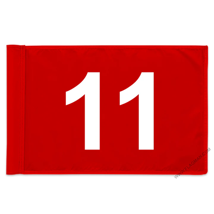 Individual Numbered Golf Flags with Rotating Tube - Image 29