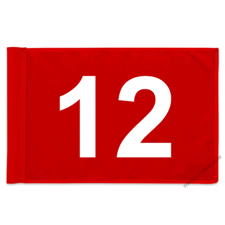 Individual Numbered Golf Flags with Rotating Tube - Image 30