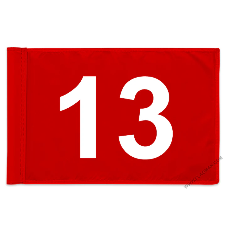Individual Numbered Golf Flags with Rotating Tube - Image 31