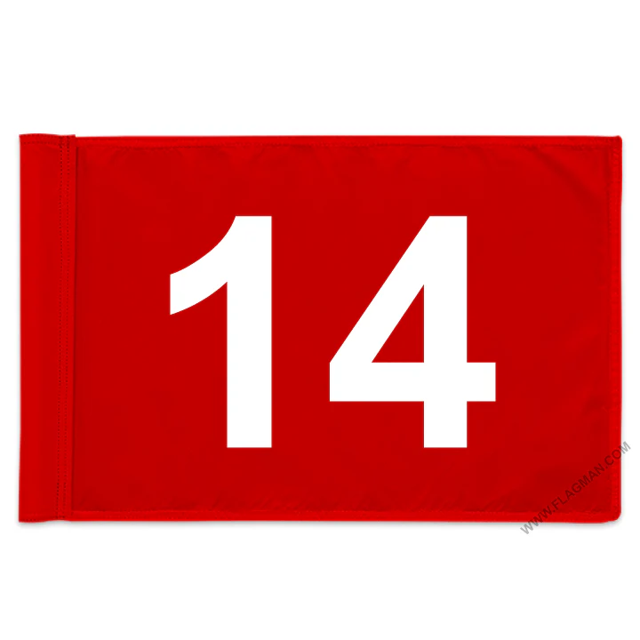 Individual Numbered Golf Flags with Rotating Tube - Image 32
