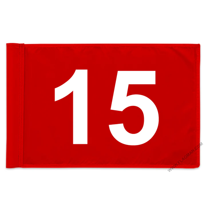 Individual Numbered Golf Flags with Rotating Tube - Image 33