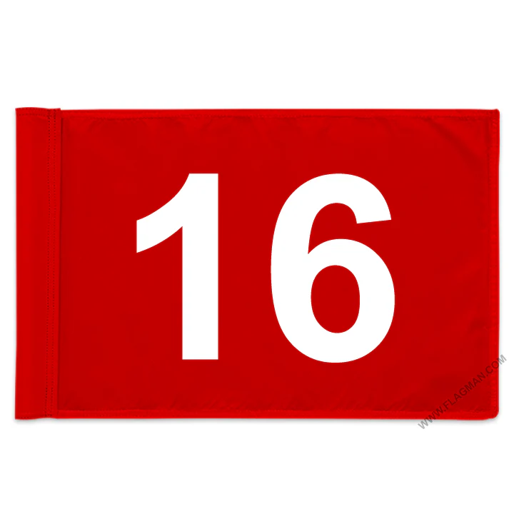 Individual Numbered Golf Flags with Rotating Tube - Image 34