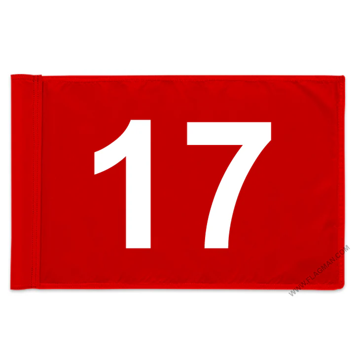 Individual Numbered Golf Flags with Rotating Tube - Image 35