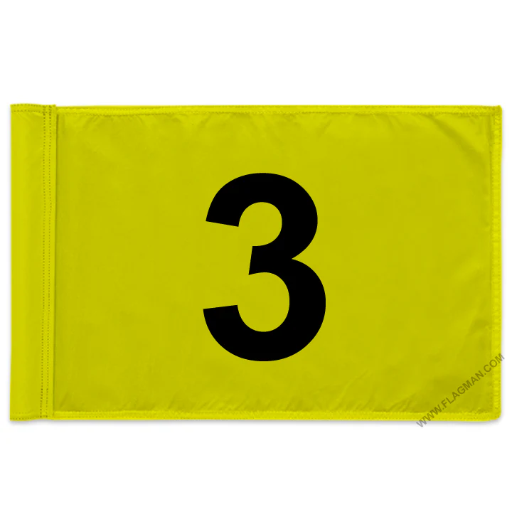 Individual Numbered Golf Flags with Rotating Tube - Image 39