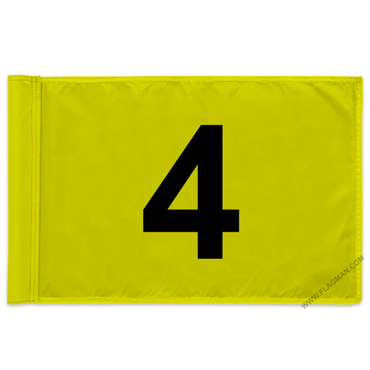 Individual Numbered Golf Flags with Rotating Tube - Image 40