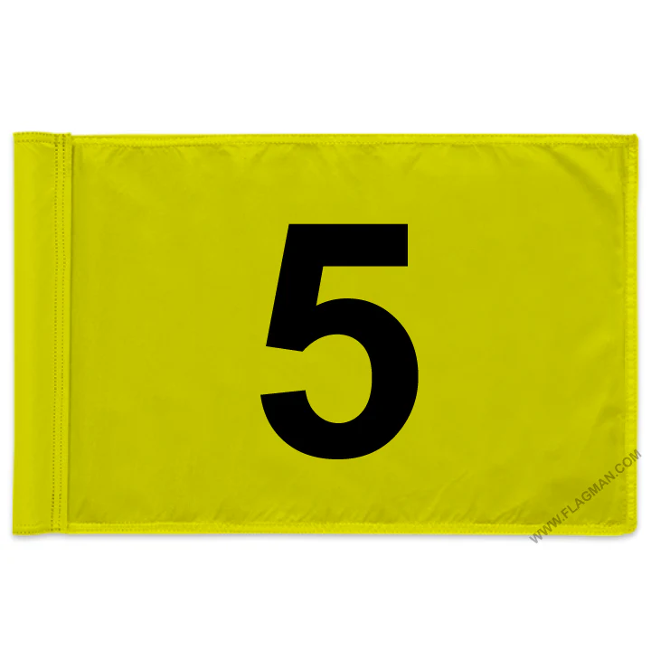 Individual Numbered Golf Flags with Rotating Tube - Image 41