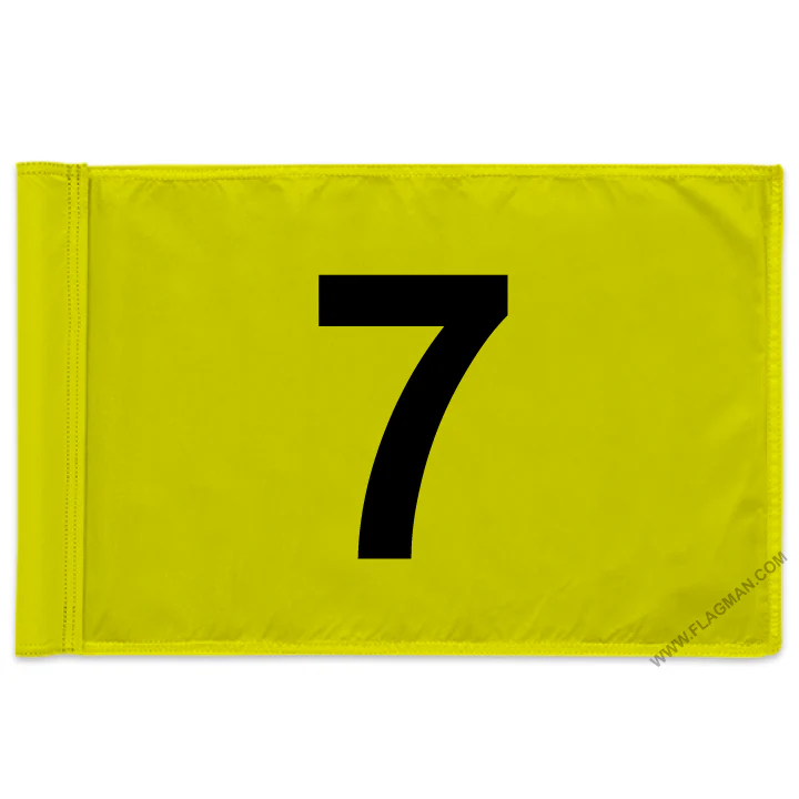 Individual Numbered Golf Flags with Rotating Tube - Image 43