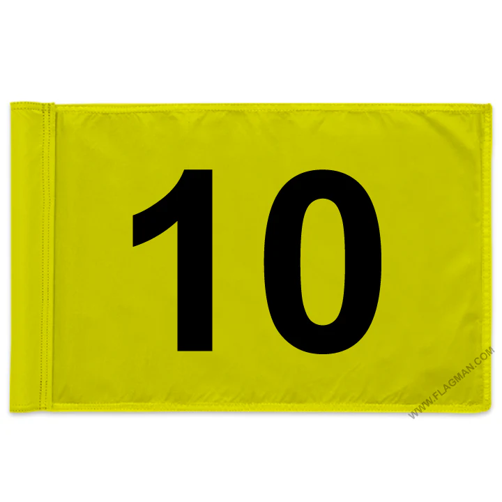 Individual Numbered Golf Flags with Rotating Tube - Image 46