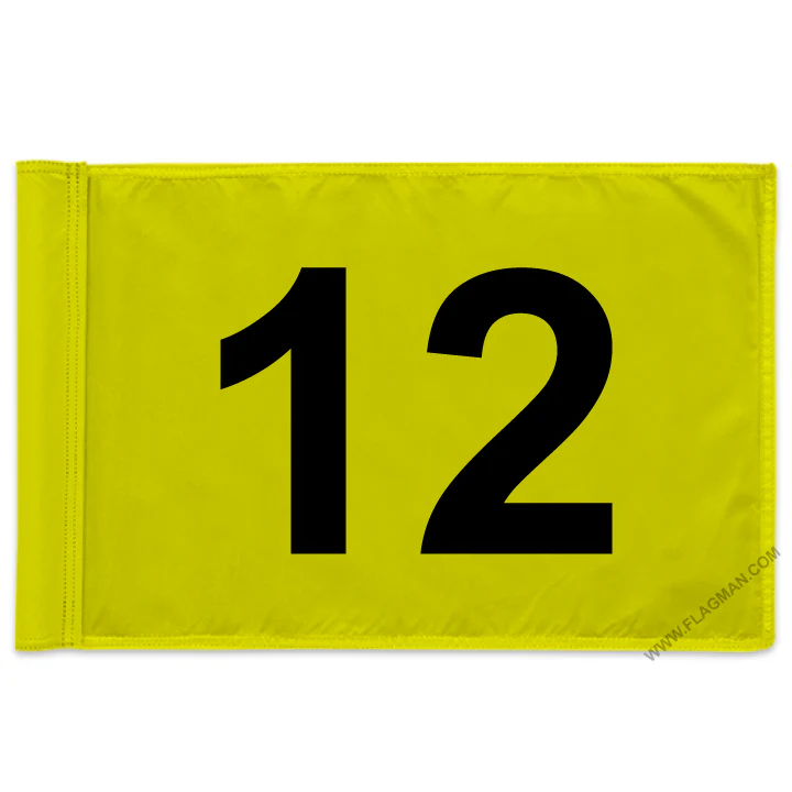 Individual Numbered Golf Flags with Rotating Tube - Image 48
