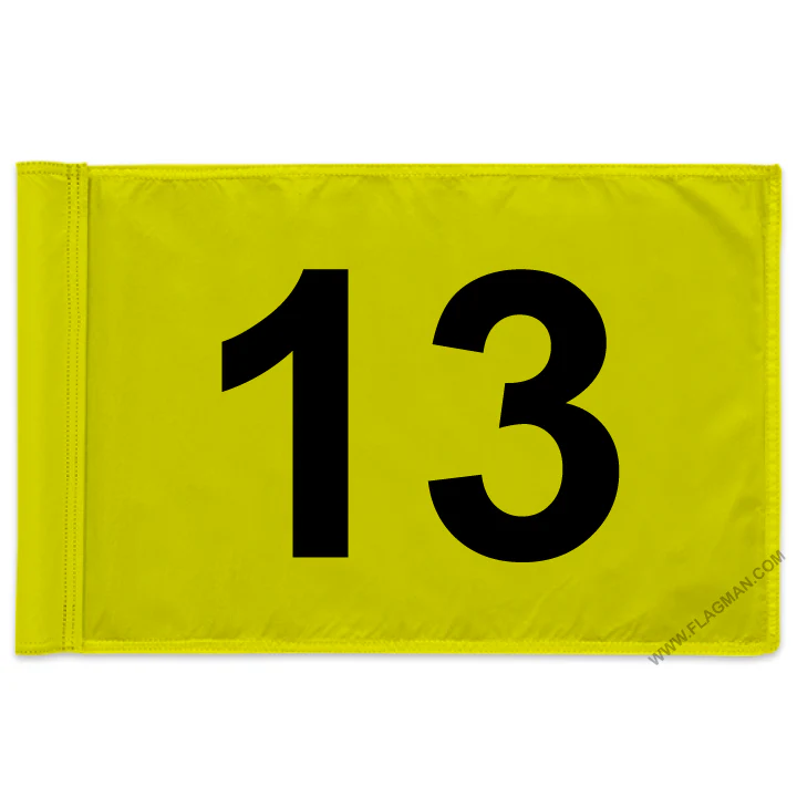 Individual Numbered Golf Flags with Rotating Tube - Image 49