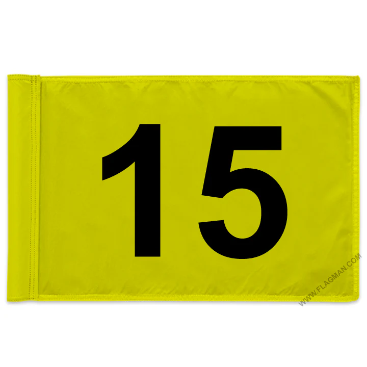 Individual Numbered Golf Flags with Rotating Tube - Image 51