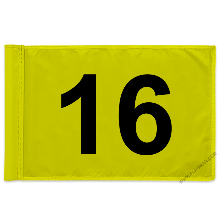 Individual Numbered Golf Flags with Rotating Tube - Image 52