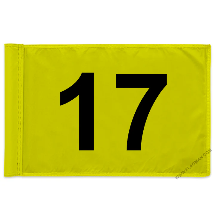 Individual Numbered Golf Flags with Rotating Tube - Image 53