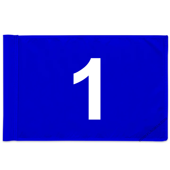 Individual Numbered Golf Flags with Rotating Tube - Image 55