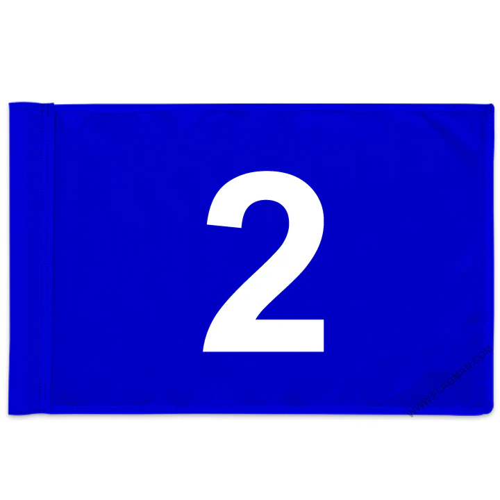 Individual Numbered Golf Flags with Rotating Tube - Image 56