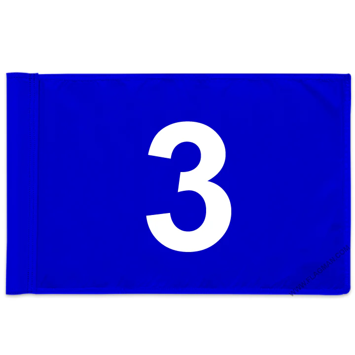 Individual Numbered Golf Flags with Rotating Tube - Image 57