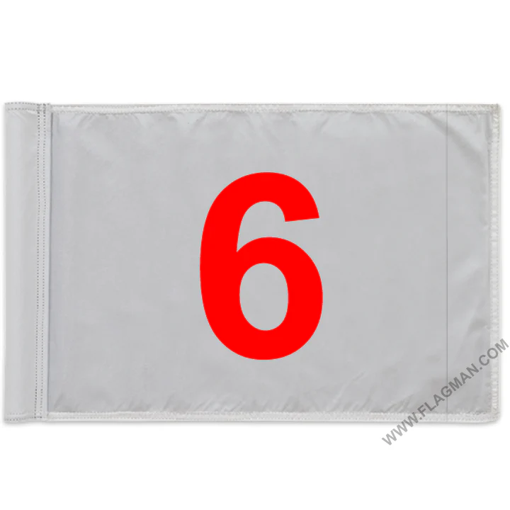 Individual Numbered Golf Flags with Rotating Tube - Image 6