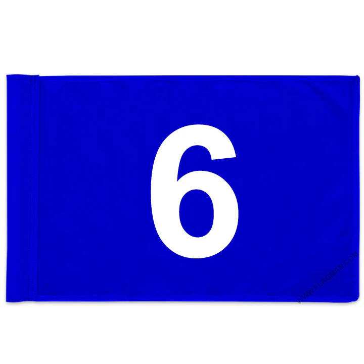 Individual Numbered Golf Flags with Rotating Tube - Image 60