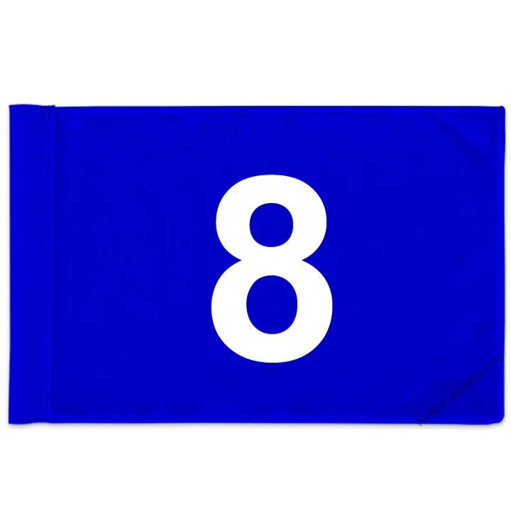 Individual Numbered Golf Flags with Rotating Tube - Image 62