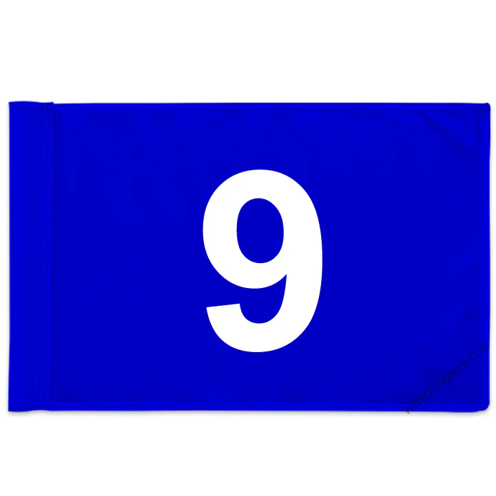 Individual Numbered Golf Flags with Rotating Tube - Image 63