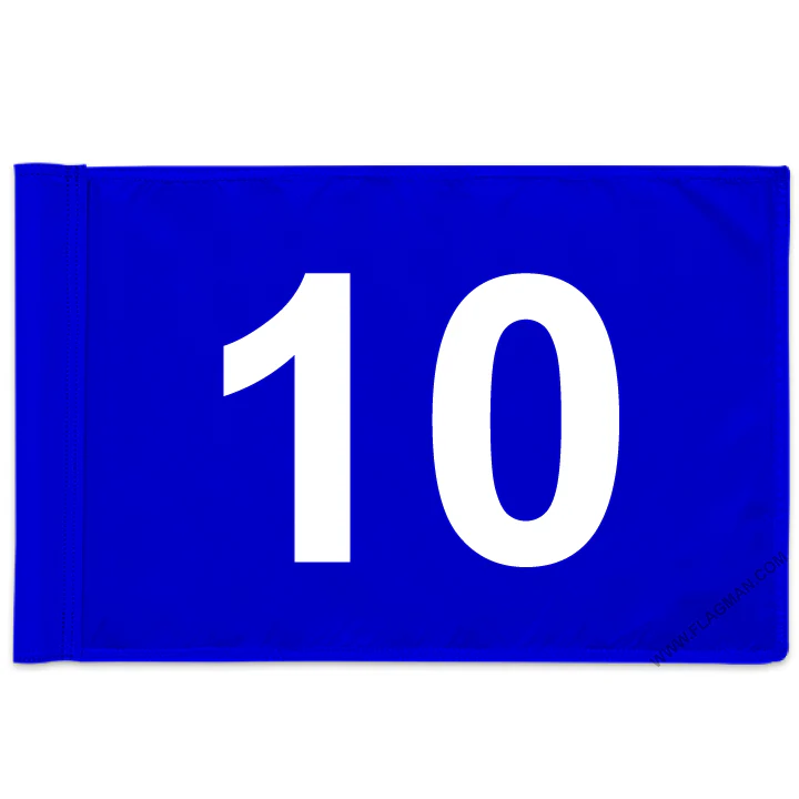 Individual Numbered Golf Flags with Rotating Tube - Image 64