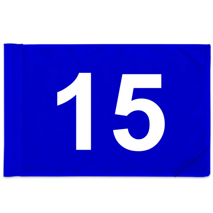 Individual Numbered Golf Flags with Rotating Tube - Image 69