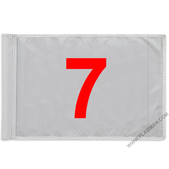 Individual Numbered Golf Flags with Rotating Tube - Image 7