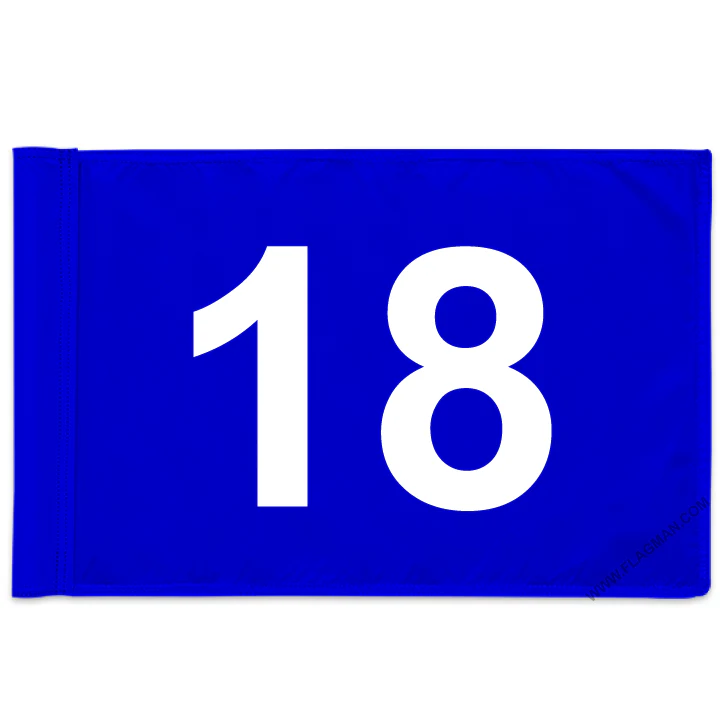 Individual Numbered Golf Flags with Rotating Tube - Image 72