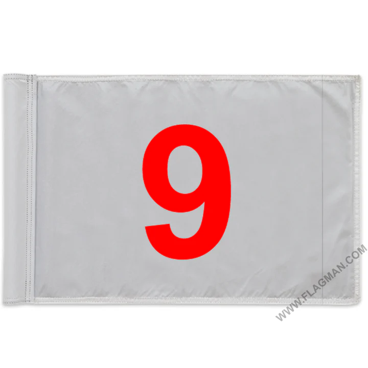 Individual Numbered Golf Flags with Rotating Tube - Image 9