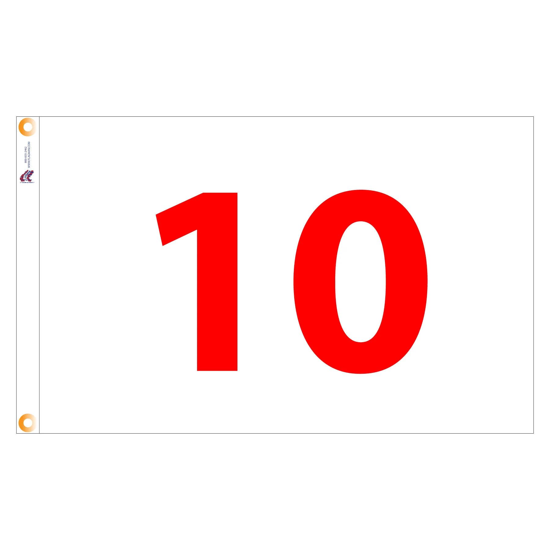 Individual Numbered Golf Flags with Grommets - Image 10