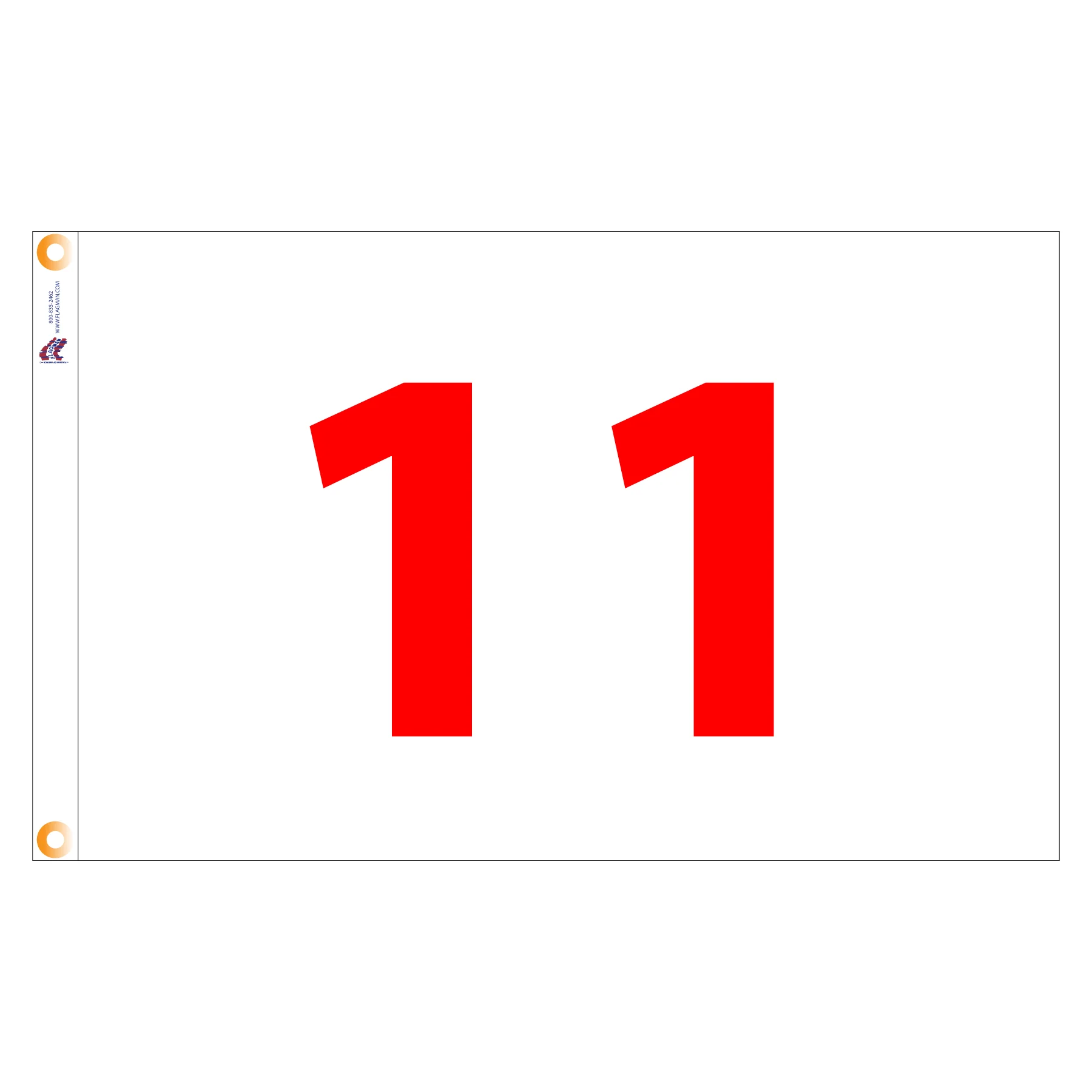 Individual Numbered Golf Flags with Grommets - Image 11