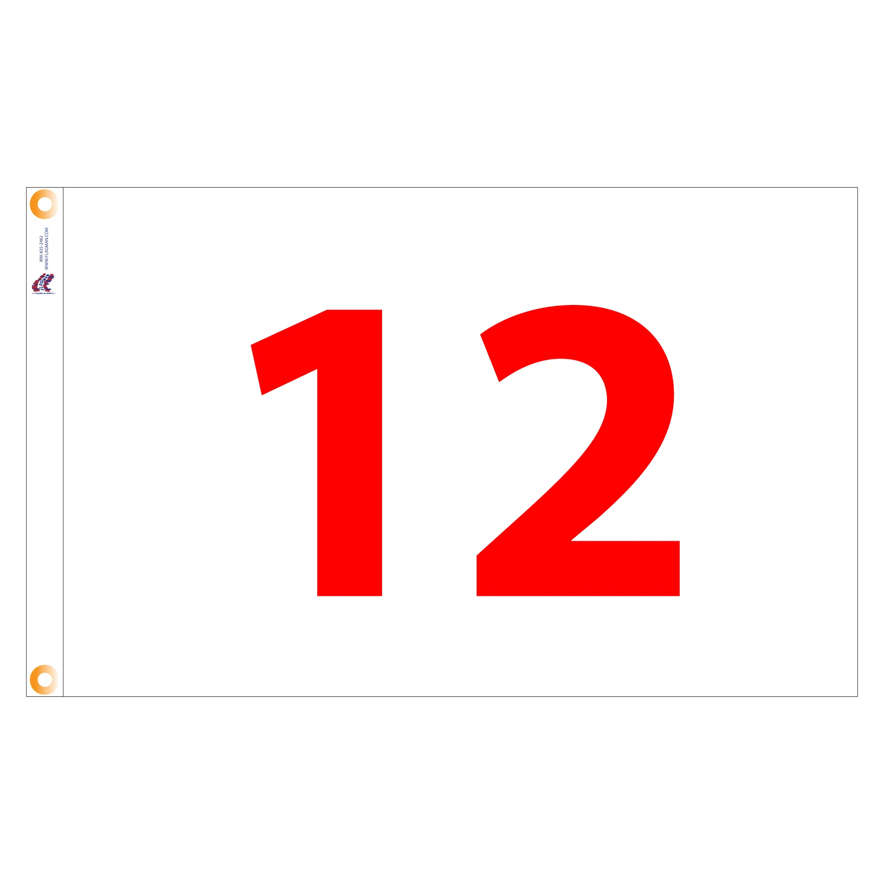 Individual Numbered Golf Flags with Grommets - Image 12