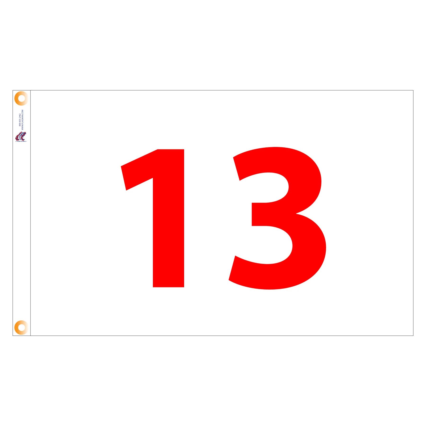 Individual Numbered Golf Flags with Grommets - Image 13