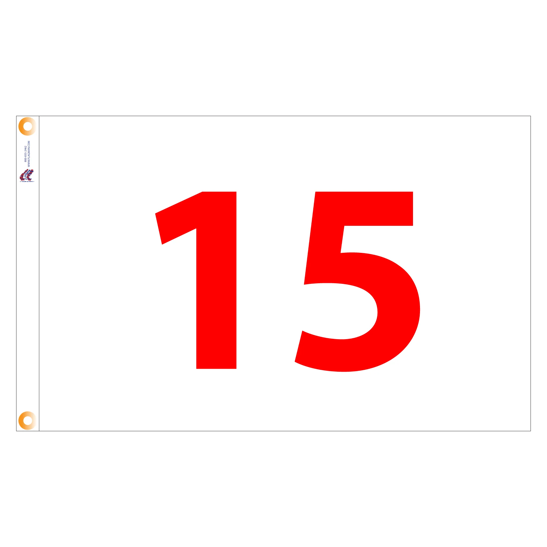 Individual Numbered Golf Flags with Grommets - Image 15