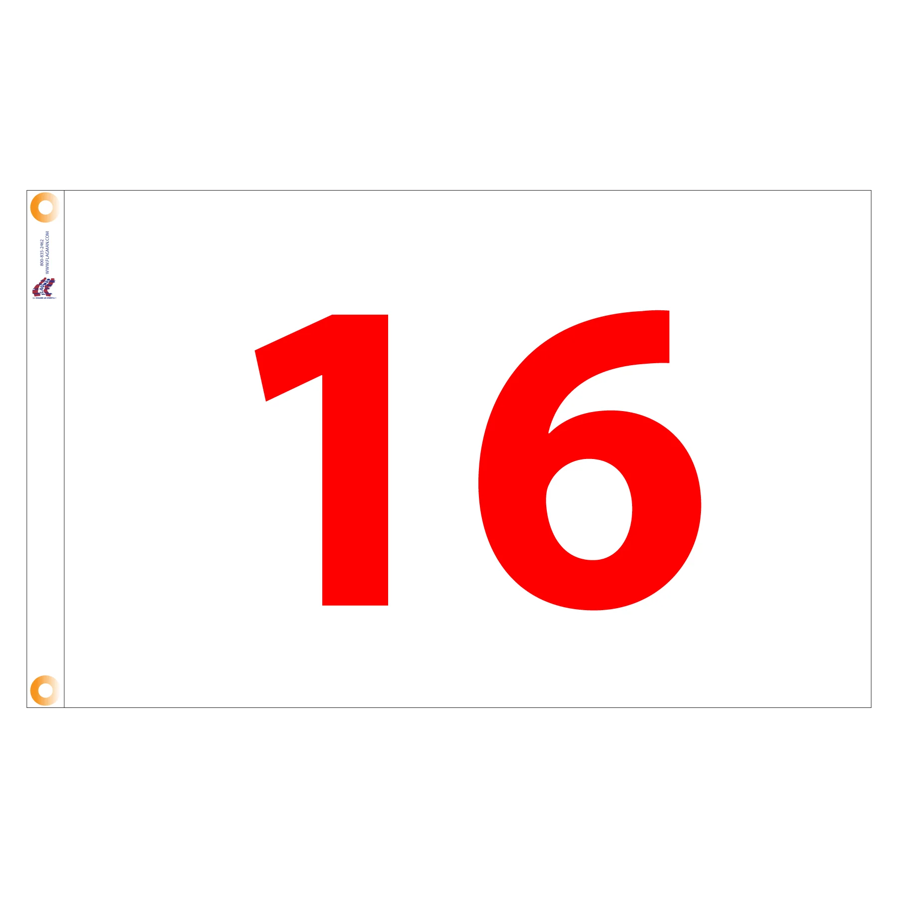 Individual Numbered Golf Flags with Grommets - Image 16