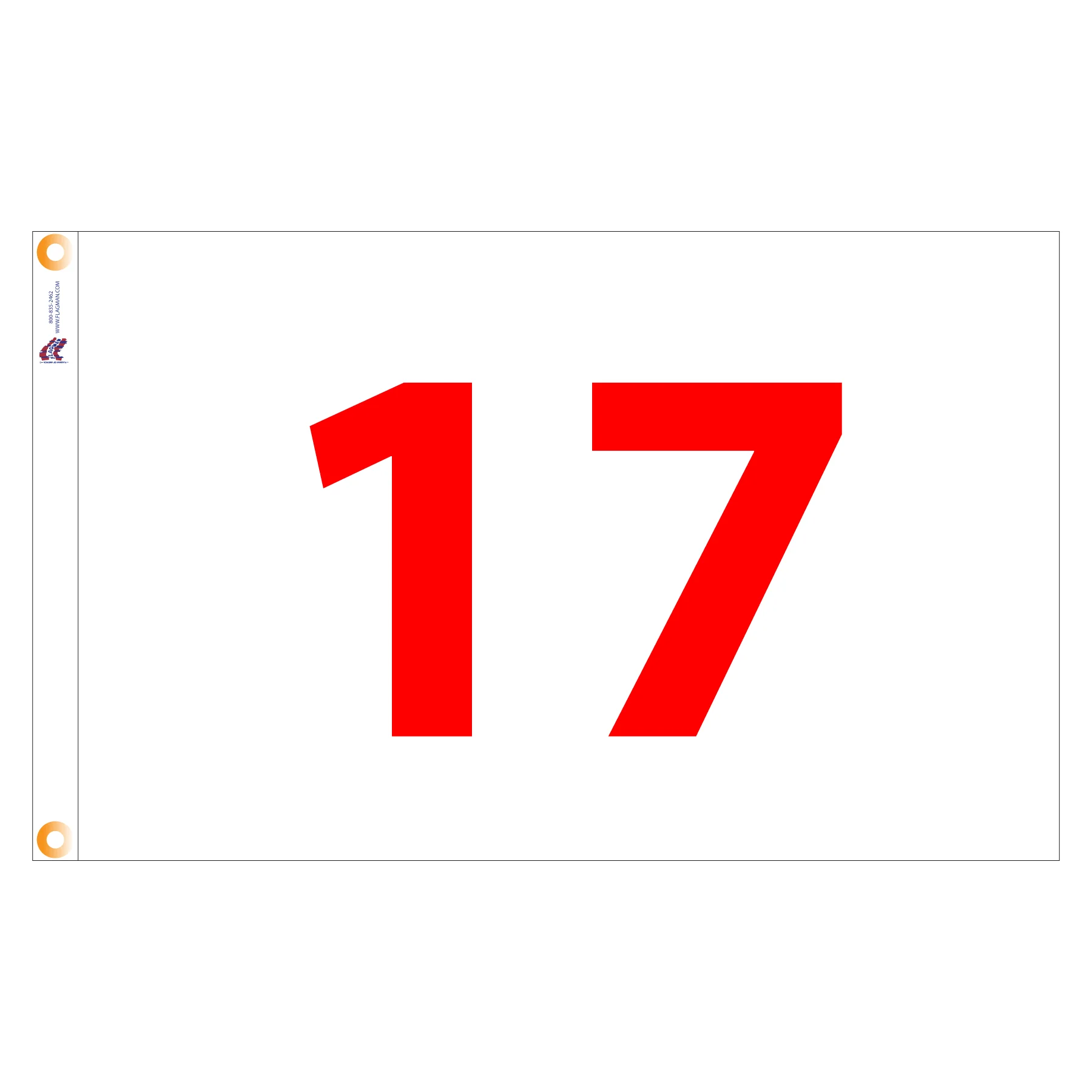 Individual Numbered Golf Flags with Grommets - Image 17