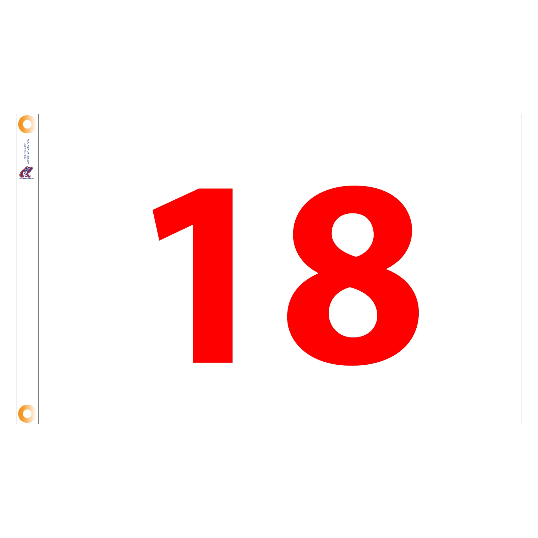 Individual Numbered Golf Flags with Grommets - Image 18