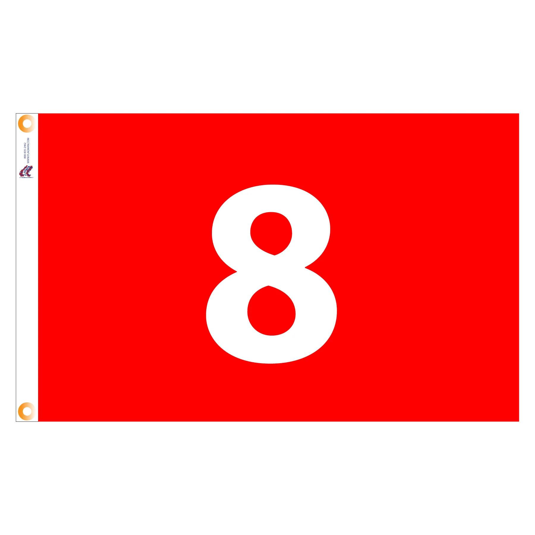 Individual Numbered Golf Flags with Grommets - Image 26