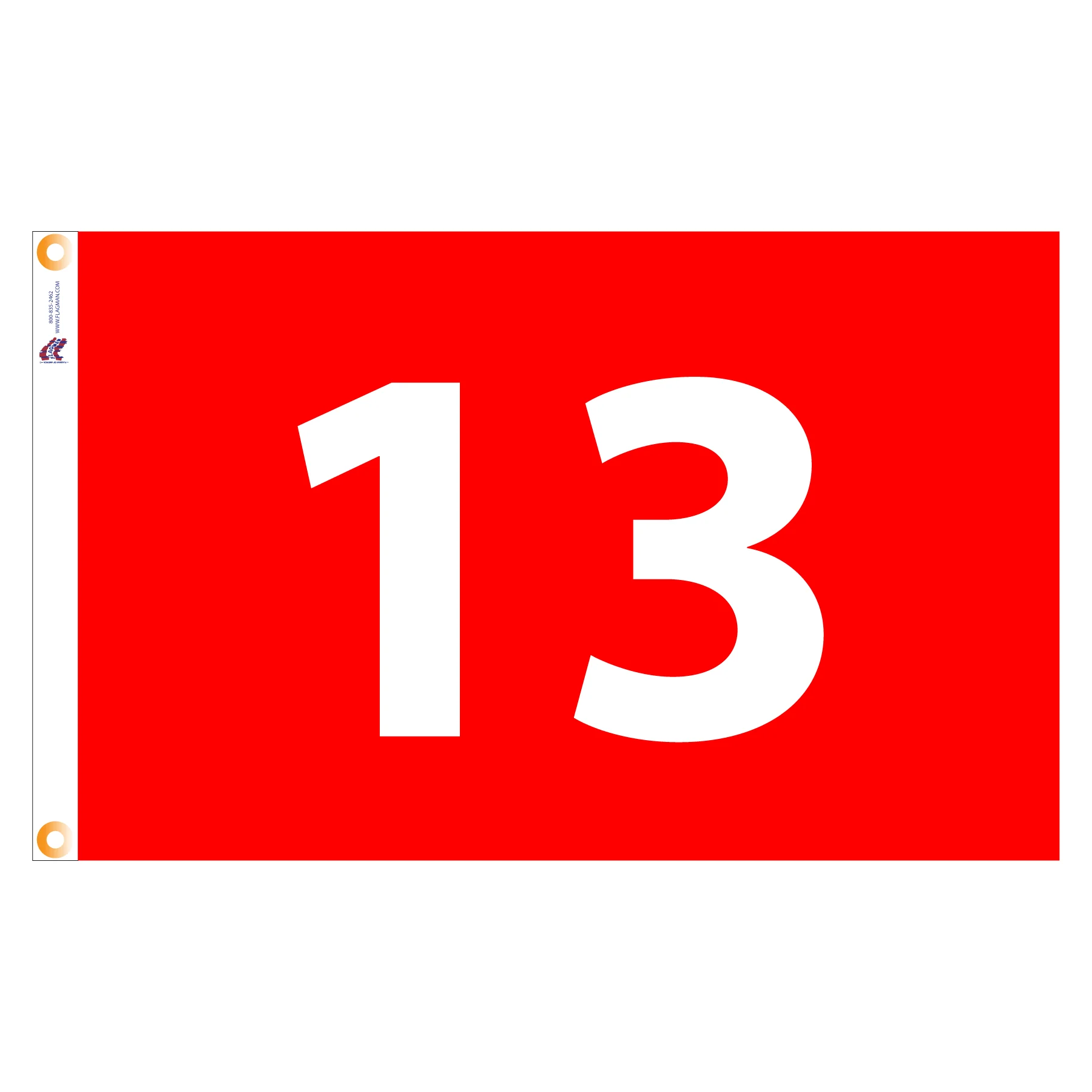 Individual Numbered Golf Flags with Grommets - Image 31