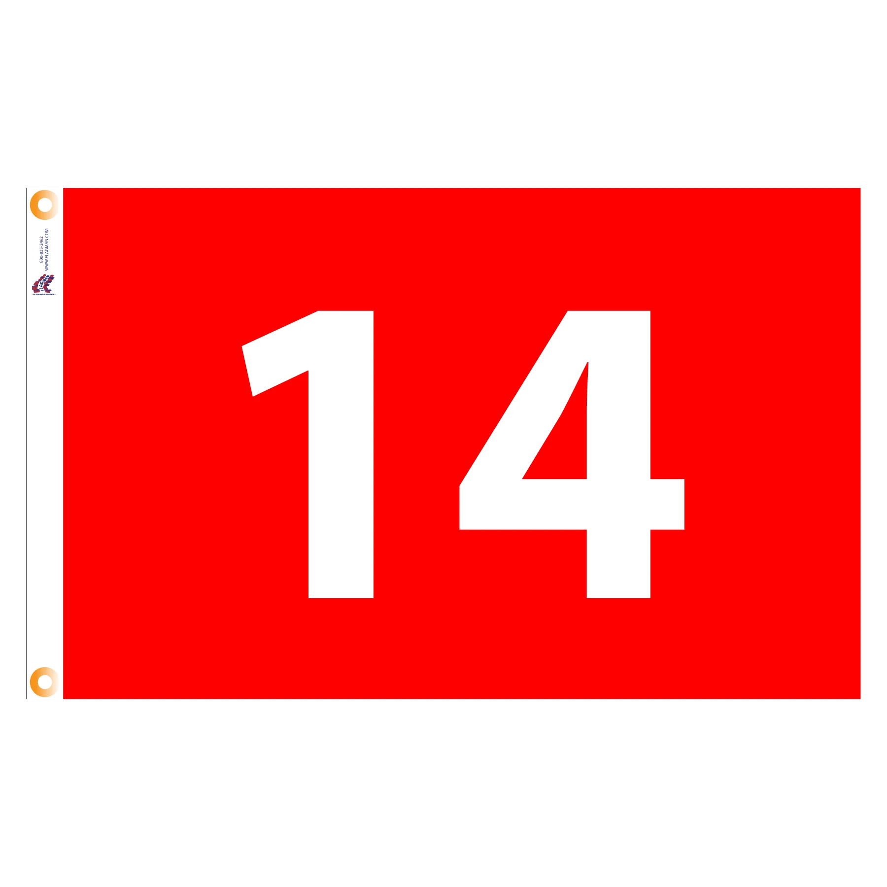 Individual Numbered Golf Flags with Grommets - Image 32