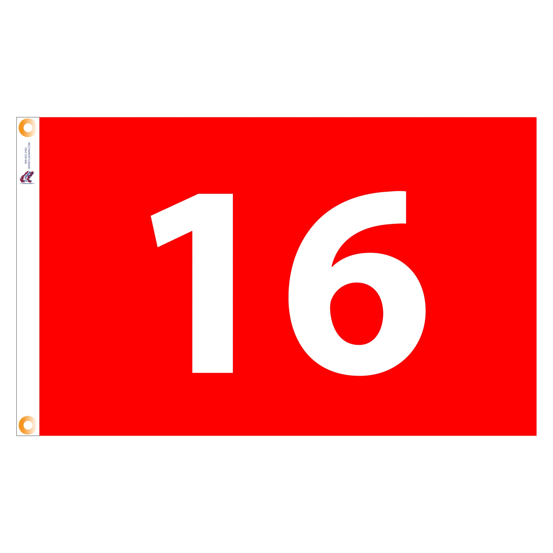 Individual Numbered Golf Flags with Grommets - Image 34