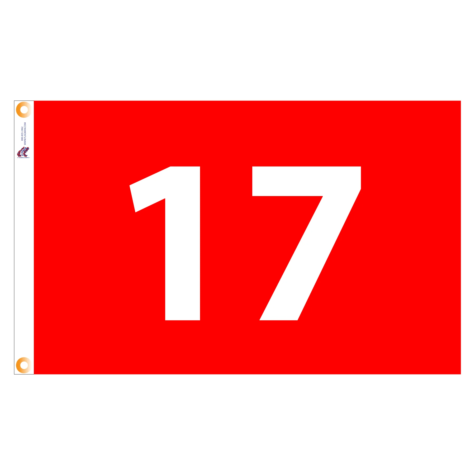 Individual Numbered Golf Flags with Grommets - Image 35