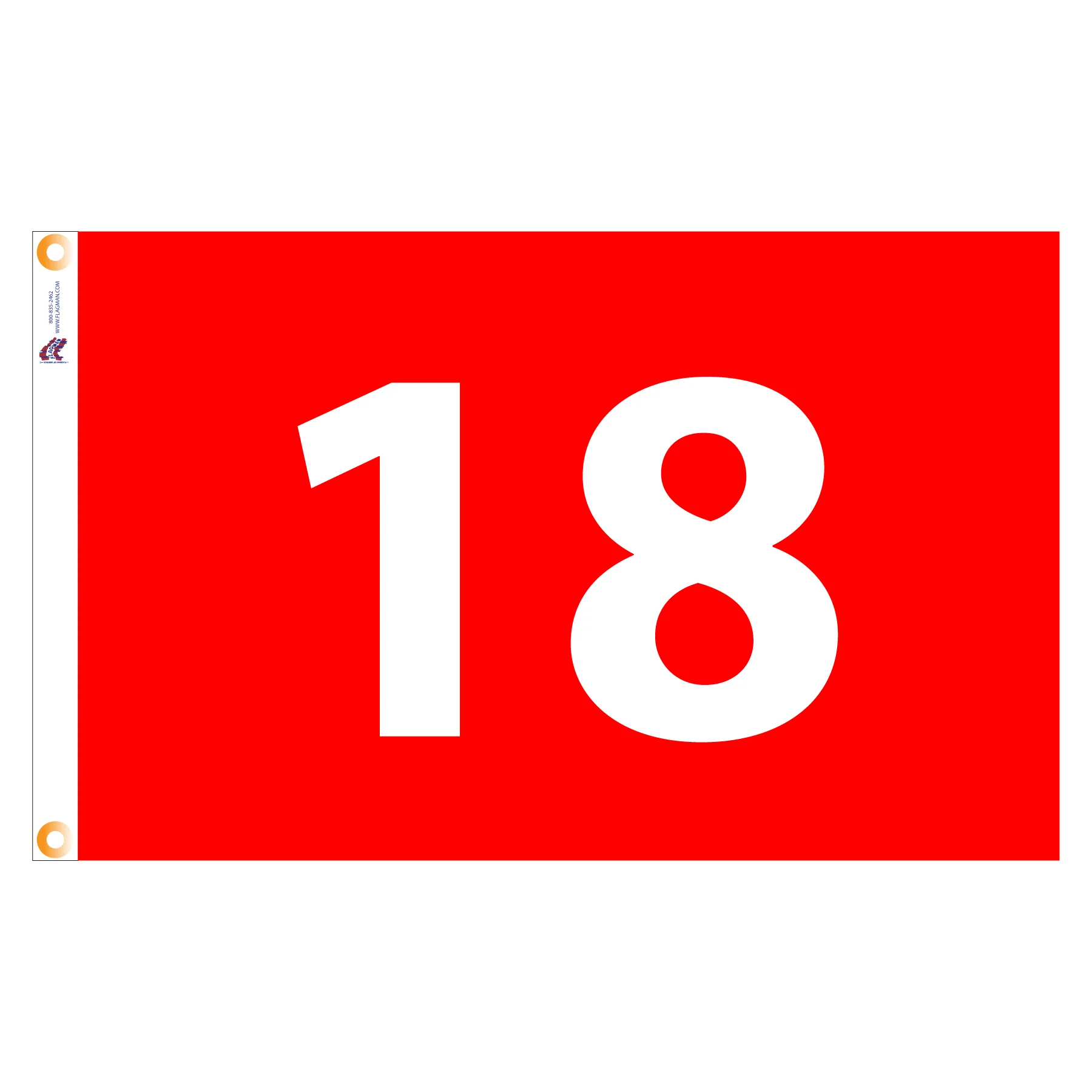 Individual Numbered Golf Flags with Grommets - Image 36