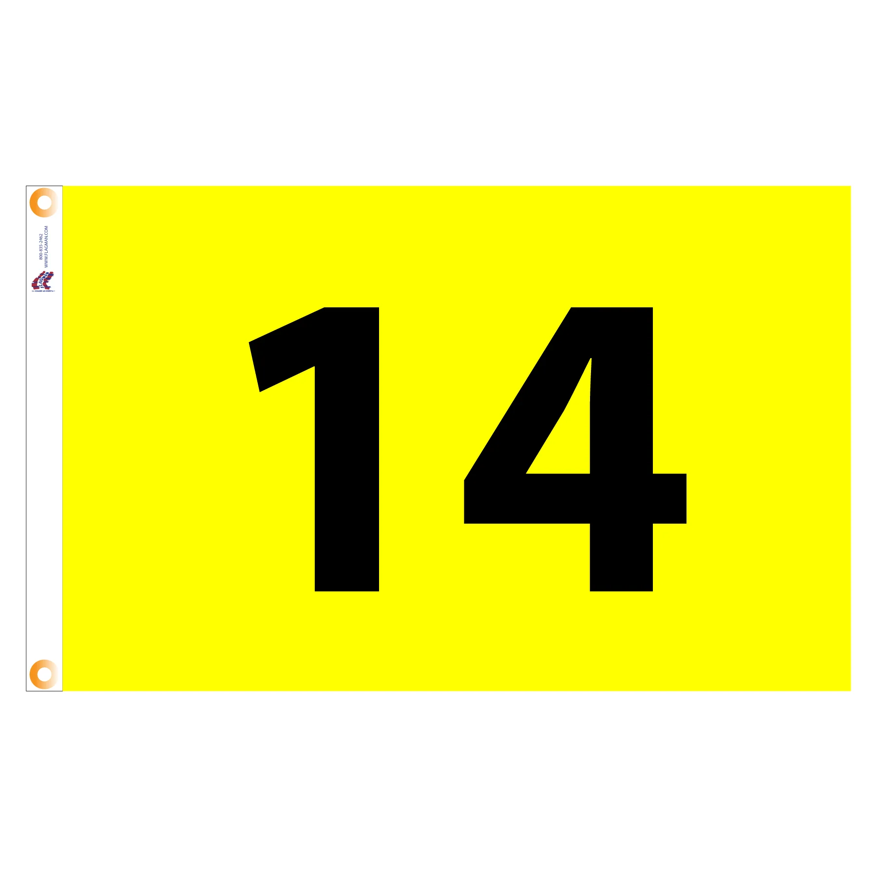 Individual Numbered Golf Flags with Grommets - Image 50